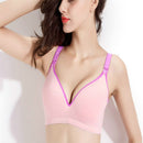 Breastfeeding Bras Maternity Nursing Bra for Feeding Nursing Underwear Clothes for pregnant women, Bands Size:85B 38B(Rose Pink)