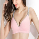 Breastfeeding Bras Maternity Nursing Bra for Feeding Nursing Underwear Clothes for pregnant women, Bands Size:85C 38C(Pink)