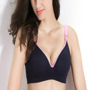 Breastfeeding Bras Maternity Nursing Bra for Feeding Nursing Underwear Clothes for pregnant women, Bands Size:85C 38C(Navy Blue)
