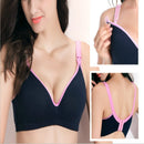 Breastfeeding Bras Maternity Nursing Bra for Feeding Nursing Underwear Clothes for pregnant women, Bands Size:85C 38C(Navy Blue)