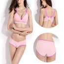 Breastfeeding Bras Maternity Nursing Bra for Feeding Nursing Underwear Clothes for pregnant women, Bands Size:90B 40B(Rose Pink)