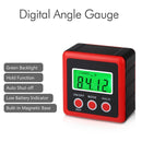 3 Button Mini Precision Magnetic Digital Tilt Box / Tilt Meter / Inclinometer(Red)