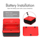 3 Button Mini Precision Magnetic Digital Tilt Box / Tilt Meter / Inclinometer(Red)