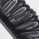 Spring and Autumn Ladies Double Fake Sleeve Lace Hollow Hook Flower Cuff Decoration Accessories(White Lace)