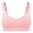 Thin Section Pregnant Women Without Rims Detachable Nursing Underwear, Size:M(Pink)