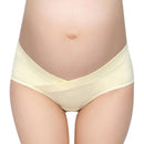 Low Waist Pregnant Women Underwear Cotton Breathable Pregnancy Period Underwea, Size:L(Champagne)