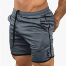 Men Thin Section Quick-drying Three-pants Sports Shorts, Size:M (Grey)