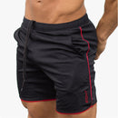 Men Thin Section Quick-drying Three-pants Sports Shorts, Size:M (Grey)