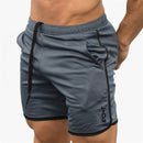 Men Thin Section Quick-drying Three-pants Sports Shorts, Size:XL (Black)