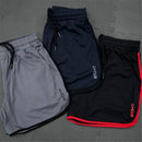 Men Thin Section Quick-drying Three-pants Sports Shorts, Size:XXL (Dark Blue)