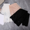 Ladies Spring and Summer Thin Lace Cuffs Cover Ccars Sunscreen Fake Sleeves, A Pair, Size:One Size(Khaki)