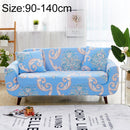Sofa Covers all-inclusive Slip-resistant Sectional Elastic Full Couch Cover Sofa Cover and Pillow Case, Specification:Single Seat+2 pcs Pillow Case(Blue European Flower)