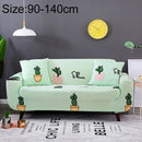 Sofa Covers all-inclusive Slip-resistant Sectional Elastic Full Couch Cover Sofa Cover and Pillow Case, Specification:Single Seat+2 pcs Pillow Case(The Cactus)
