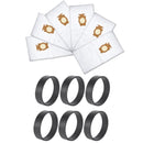 Vacuum Cleaner Dust Bag + Drive Belt For KIRBY SENTRIA G10/G10E(12PCS/Set)
