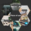 10 PCS 125KHz TK/EM4100 Proximity ID Card Chip Keychain Key Ring(Blue)