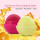 3 PCS Natural Plant Organic Sphere Ball Lipstick Embellish Lip Balm(Blue)