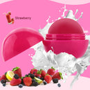 3 PCS Natural Plant Organic Sphere Ball Lipstick Embellish Lip Balm(Blue)