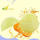 3 PCS Natural Plant Organic Sphere Ball Lipstick Embellish Lip Balm(Blue)