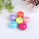 3 PCS Natural Plant Organic Sphere Ball Lipstick Embellish Lip Balm(Blue)