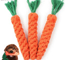 Pet Dog Toy Carrot Shape Rope Puppy Toys Teath Cleaning Outdoor Fun Training, Size:20-23cm