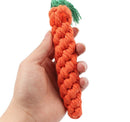 Pet Dog Toy Carrot Shape Rope Puppy Toys Teath Cleaning Outdoor Fun Training, Size:20-23cm