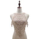 Light Brown Embroidered Lace Collar Flower Three-dimensional Hollow Fake Collar DIY Clothing Accessories