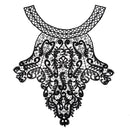 Light Brown Embroidered Lace Collar Flower Three-dimensional Hollow Fake Collar DIY Clothing Accessories