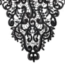 Light Brown Embroidered Lace Collar Flower Three-dimensional Hollow Fake Collar DIY Clothing Accessories
