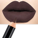 2 PCS Waterproof Cosmetic Matte Lipstick Pencil Sexy Red(01)