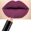 2 PCS Waterproof Cosmetic Matte Lipstick Pencil Sexy Red(02)