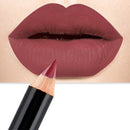 2 PCS Waterproof Cosmetic Matte Lipstick Pencil Sexy Red(03)