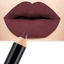 2 PCS Waterproof Cosmetic Matte Lipstick Pencil Sexy Red(05)