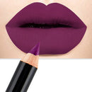 2 PCS Waterproof Cosmetic Matte Lipstick Pencil Sexy Red(12)