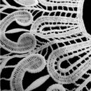 Black Milk Silk Lace Embroidered Collar Three-dimensional Hollow Fake Collar DIY Clothing Accessories, Size: 32 x 32cm