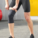 1 Pair Comfortable Breathable Elastic Nylon Sports Knit Knee Pads, Size:XL(Black)