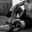 1 Pair Comfortable Breathable Elastic Nylon Sports Knit Knee Pads, Size:XL(Green)