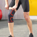 1 Pair Comfortable Breathable Elastic Nylon Sports Knit Knee Pads, Size:XL(Red)