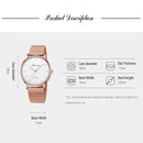 Geneva Fashion Quartz Watch Men Women Mesh Stainless Steel Watchband(Silver band black dial silver needle)