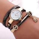 GONEWA Metal Strap Wristwatch Bracelet Quartz watch(Black)
