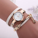 GONEWA Metal Strap Wristwatch Bracelet Quartz watch(White)