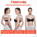 Adjustable Women Back Posture Corrector Shoulder Support Brace Belt Health Care Back Posture Belt, Size:XL (White)