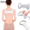 Adjustable Women Back Posture Corrector Shoulder Support Brace Belt Health Care Back Posture Belt, Size:M(White)