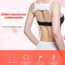 Adjustable Women Back Posture Corrector Shoulder Support Brace Belt Health Care Back Posture Belt, Size:M(White)