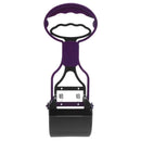 Long Handle Jaw Poop Scoop Clean Pick Up Animal Waste Dog Puppy Cat Waste Picker(Purple)