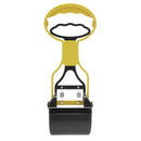 Long Handle Jaw Poop Scoop Clean Pick Up Animal Waste Dog Puppy Cat Waste Picker(Yellow)