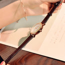 Ulzzang Simple Waterproof Large Dial Watch for Women(Black pink )