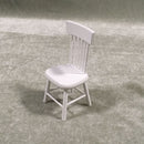 5 PCS / Set 1:12 Mini Dollhouse Furniture Wooden Dining Table Chair Set Pocket Toy(White)