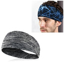Absorbent Cycling Yoga Sport Sweat Headband Men Sweatband For Men and Women Yoga Hair Bands Head Sweat Bands Sports Safety(Light Grey)