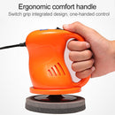 Electric Car Polisher Waxing Polishing Machine Kit Automation Cleaning Car Buffing ABS Car Accessories, Color:orange