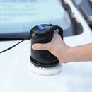 Electric Car Polisher Waxing Polishing Machine Kit Automation Cleaning Car Buffing ABS Car Accessories, Color:orange